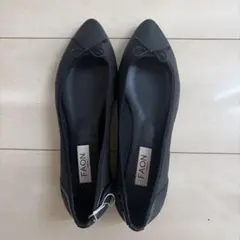FAON TOKYO フラットシューズ バレエシューズ ブラック 23cmのサムネイル