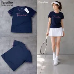 【新品タグ付】Paradiso パラディーゾ テニスウェア M 吸汗速乾のサムネイル