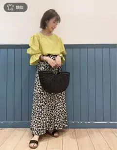 LOWRYSFARM ローリーズファーム　ハナクルミボタン　Ａラインスカート