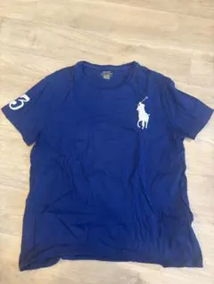 ポロ・ラルフ・ローレン 青 Tシャツ Lサイズ