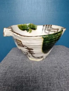 器法師 片口鉢 織部焼 和食器のサムネイル