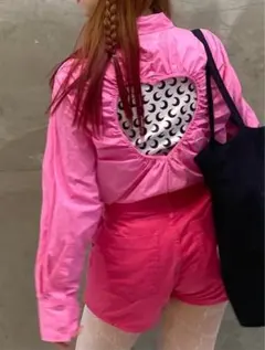 ZARA ピンクシャツ