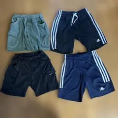 adidas デビロック ハーフパンツ 130cm 4枚