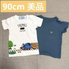 90cm 男の子 半袖Tシャツ 2枚セット　トーマス　ユニクロ