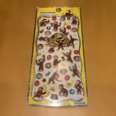 おさるのジョージ　プチドロップステッカー　ボンボンドロップシール