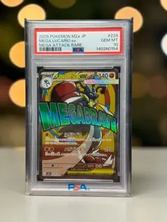 ハ*き様 【 PSA10 】 メガルカリオex MA MEGAドリーム 228/