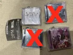 2PM ミニCD キーホルダー 4種セット 2PM ガチャ ミニCDコレクション
