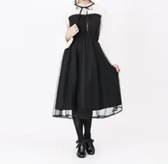 美品❣️axes femme チュールデザインワンピース