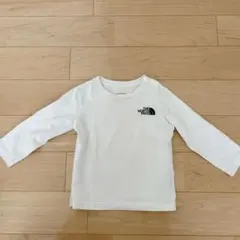 THE NORTH FACE ホワイト長袖Tシャツ　90cm