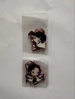 鬼滅の刃　ラバーマスコットストラップ　胡蝶しのぶ　栗花落　カナヲ