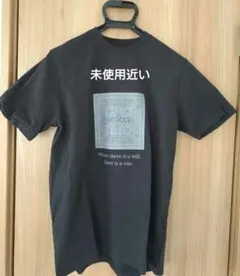 OUTDOORメンズTシャツ　ブラック　Lのサムネイル