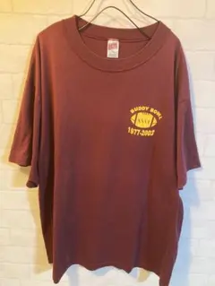 USA製00s SOFFE ミリタリー チャリティTシャツ 袖シングル　裾ダブル