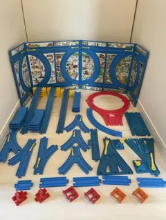 ④プラレール レールセット 多数の部品　まとめ売り　ジャンク