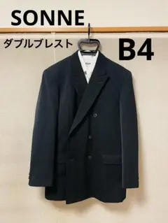 SONNE メンズフォーマルダブルブレストジャケット　B4