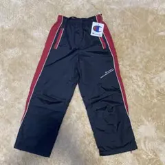 Champion ジャージ 110サイズ 黒/赤