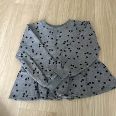 H&M 子供服　ハート柄 トレーナーのサムネイル