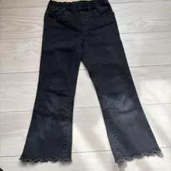 H&M フレアパンツ ブラック 110/116