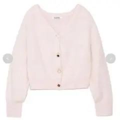 SNIDEL スナイデル モヘアビジューボタンカーディガン