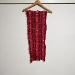 ⭐︎MISSONI ミッソーニレッド ワンショルダーニットワンピース S 美品