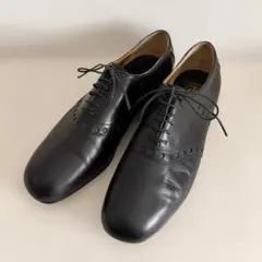 chausser ショセ レースアップレザーシューズ 24cm (38)ブラックのサムネイル