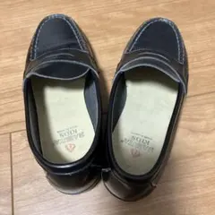 17日処分HARUTA ブラック ローファー20センチ