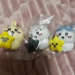 ちいかわ 星といっしょライト フィギュア ガチャガチャ 3種