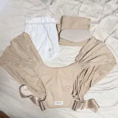 美品】konny 抱っこ紐 FLEX AirMesh honey beige