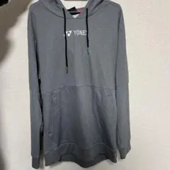 YONEX フード付きウェア グレー JP XO