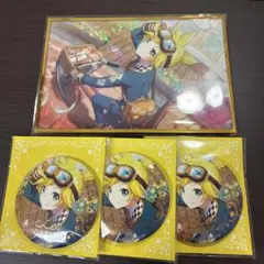 公*o様 プロセカ はぴこれ 鏡音レン バースデーギフトシリーズ 缶バッジ 色紙