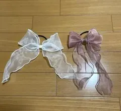 美品　リボン　ヘアアクセサリー　2個セット　卒園式　入学式