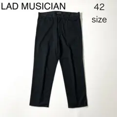 3722【美品】ラッドミュージシャン クロップドパンツ ストレッチ 黒のサムネイル