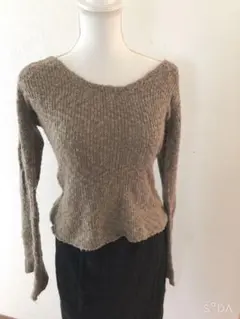 flower ニットセーター　　M sizeのサムネイル