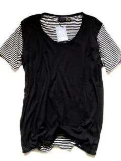 新品！◆RICO ボーダー カットソー M◆リコのサムネイル