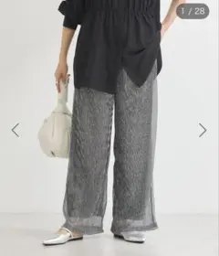 【タグ付き】SUGAR SPOON ラメイージーパンツ/Green parks