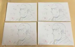 名探偵コナン展　30周年記念　原画ポストカード　横溝　4点セット