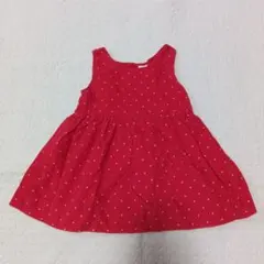 babygap　ドットワンピース　水玉　80