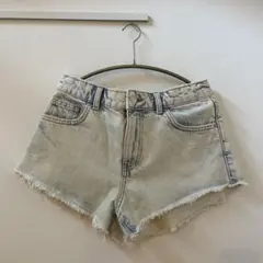 素材タグ無し ZARA デニムショートパンツ 36