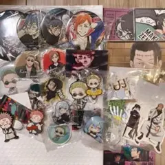 呪術廻戦　缶バッジ アクキー ステッカー コースター まとめ売り 大量