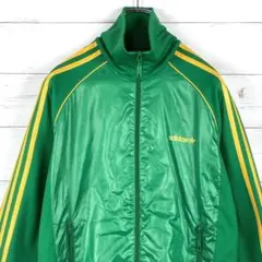 アディダスオリジナルス　ワンポイントロゴ　トラックジャケット　グリーン　S
