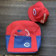 ジュニア　カープ　リュック&キャップ
