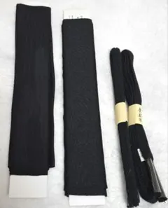 喪服用　夏冬　帯締め　帯揚げ　4点セット