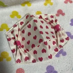 ハンドメイド　マスクカバー　不織布マスクが見えるおしゃれカバー