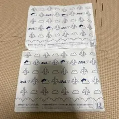 ANA タオルハンカチ 飛行機デザイン　2枚セット