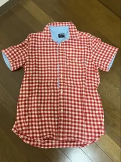 OLD Stussy 半袖 ギンガムチェックシャツ レッド Mサイズ y2kのサムネイル