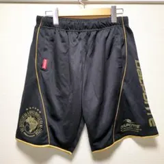 DALPONTE ダウポンチ プラクティスパンツ 黒 金 ラメ Lのサムネイル