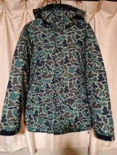 ノースフェイス ダウンジャケット フーディ 迷彩 ハンターダックカモ Lサイズ