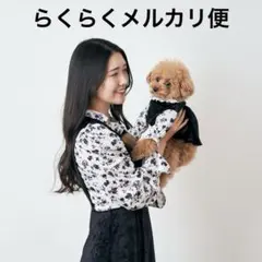toutou coco 犬ペアルック ベルベットワンピース