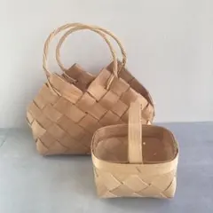 白バスケットプレゼント♡花籠や収納に - メルカリ