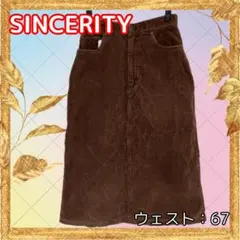 【古着】SINCERITY コーデュロイ スカートのサムネイル