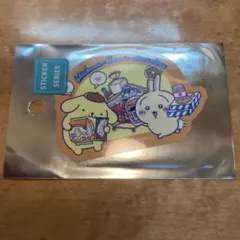 ちいかわ　サンリオ　スーパーマーケット　ステッカー　うさぎ　ポムポムプリン